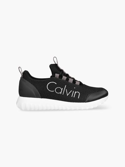 Calvin Klein Cipők HU674163 | Calvin Klein Logo Női Sportcipő Fekete